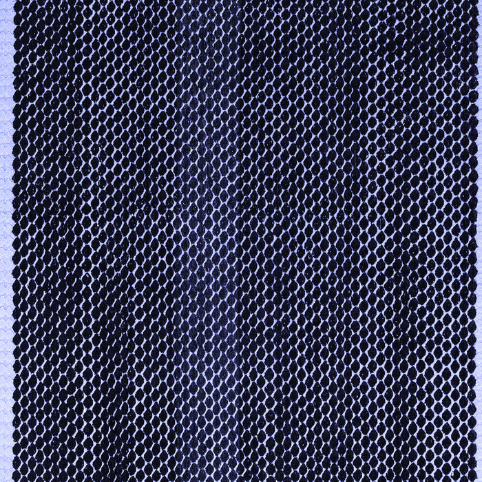 Square Abstract Blue Modern Rug, abs4390blu