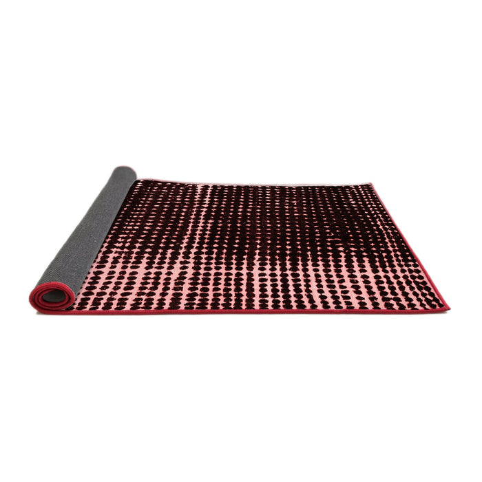 Abstract Red Modern Area Rugs