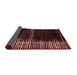 Abstract Red Modern Area Rugs