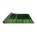 Sideview of Abstract Green Modern Rug, abs4391grn