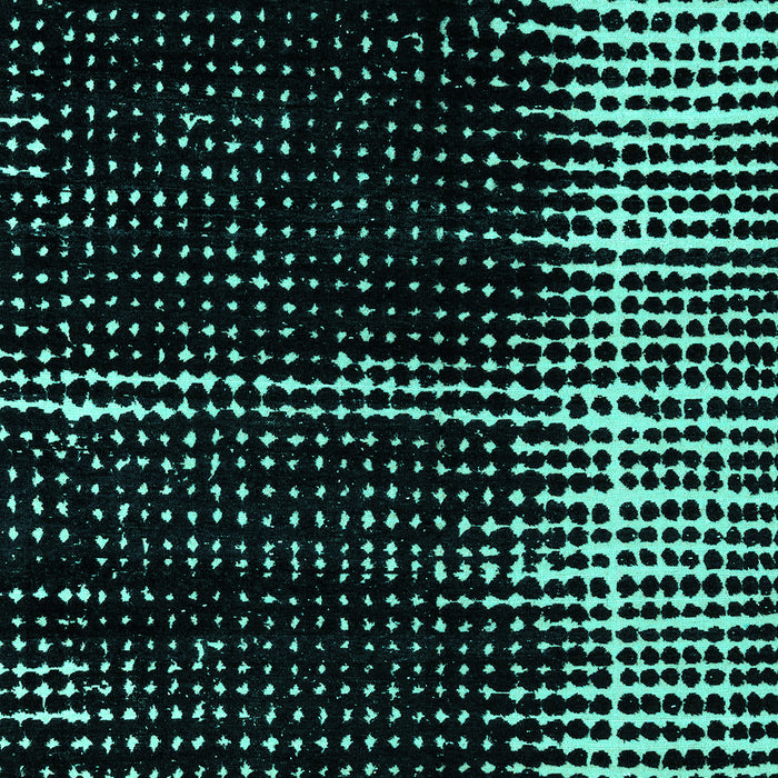 Abstract Turquoise Modern Rug, abs4391turq