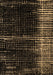 Abstract Brown Modern Rug, abs4391brn