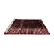 Modern Red Washable Rugs