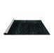 Sideview of Machine Washable Abstract Dark Slate Gray Green Rug, wshabs4392