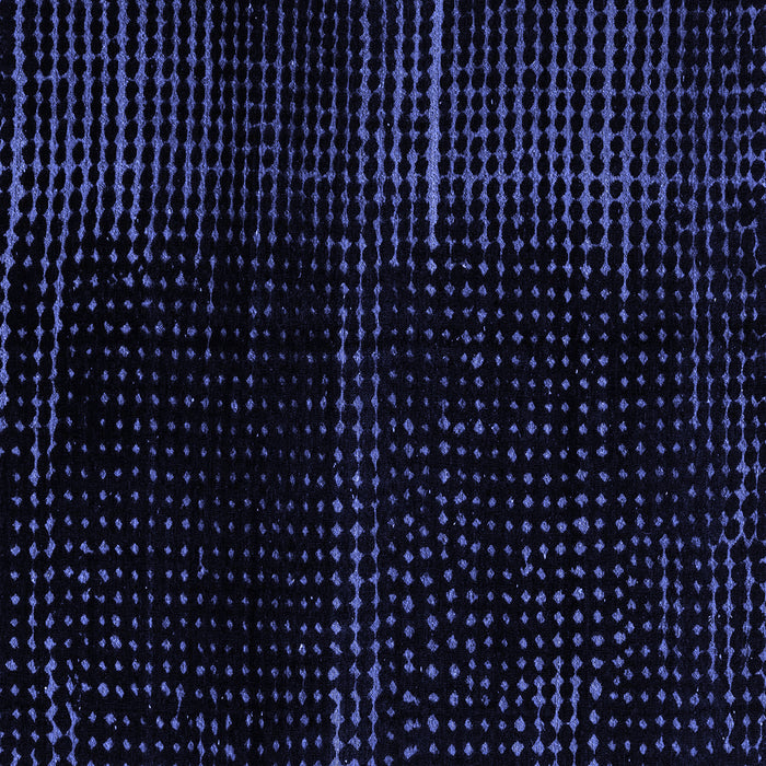 Square Abstract Blue Modern Rug, abs4392blu