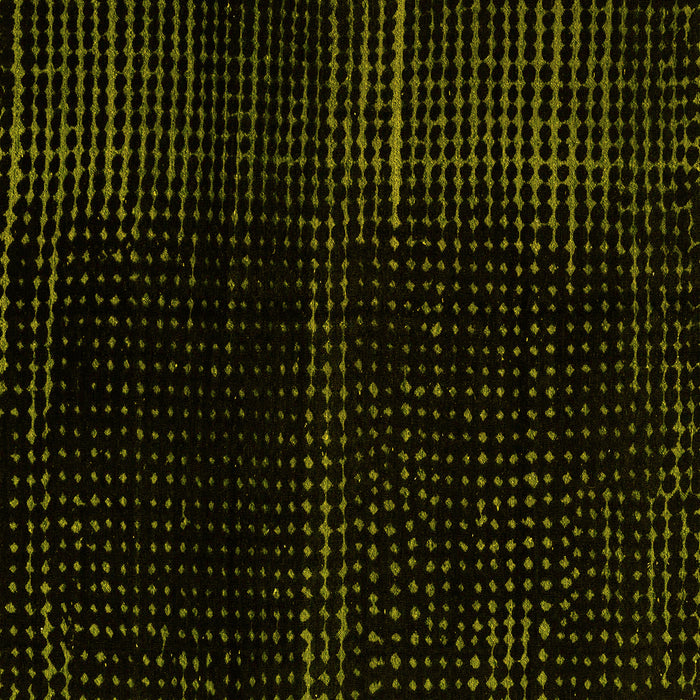 Square Abstract Yellow Modern Rug, abs4392yw