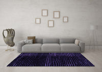 Machine Washable Abstract Purple Modern Rug, wshabs4392pur