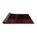 Abstract Red Modern Area Rugs