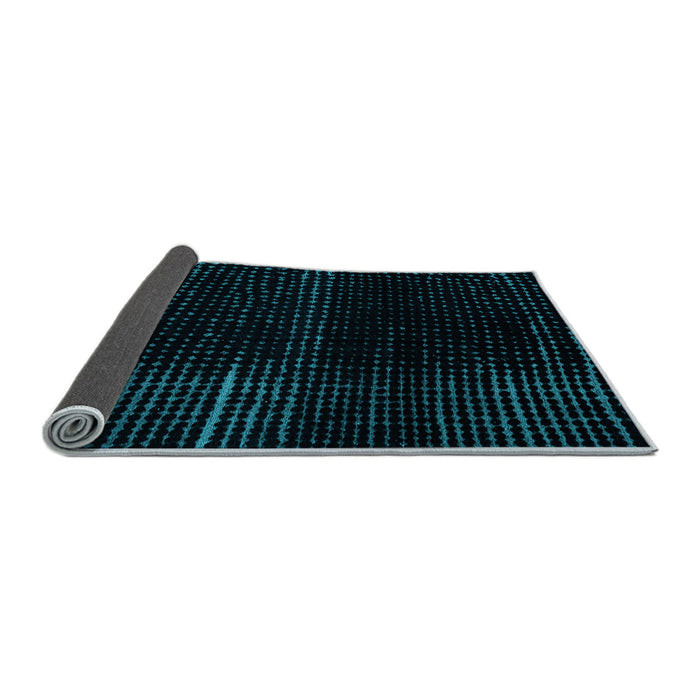 Sideview of Abstract Light Blue Modern Rug, abs4392lblu
