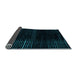 Sideview of Abstract Light Blue Modern Rug, abs4392lblu