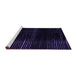 Sideview of Machine Washable Abstract Purple Modern Area Rugs, wshabs4392pur