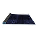 Sideview of Abstract Blue Modern Rug, abs4392blu