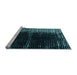 Sideview of Machine Washable Abstract Light Blue Modern Rug, wshabs4393lblu