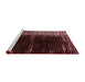 Modern Red Washable Rugs