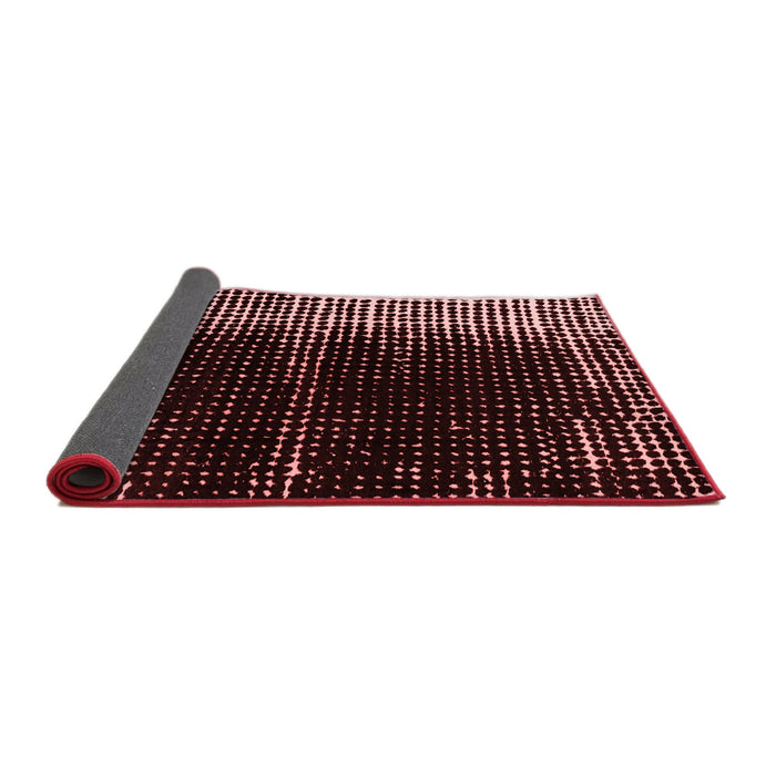 Abstract Red Modern Area Rugs