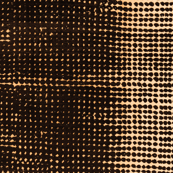 Machine Washable Abstract Orange Modern Area Rugs, wshabs4393org