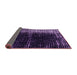 Sideview of Abstract Purple Modern Rug, abs4393pur