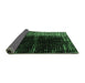 Sideview of Abstract Emerald Green Modern Rug, abs4393emgrn