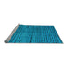 Sideview of Machine Washable Abstract Light Blue Modern Rug, wshabs4394lblu