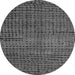 Round Abstract Gray Modern Rug, abs4394gry