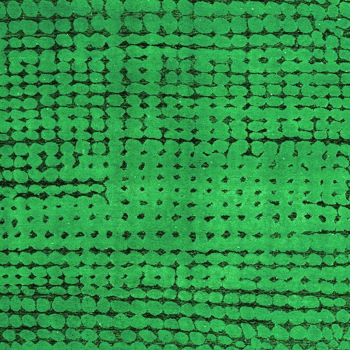 Abstract Green Modern Rug, abs4394grn