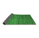 Sideview of Abstract Emerald Green Modern Rug, abs4394emgrn