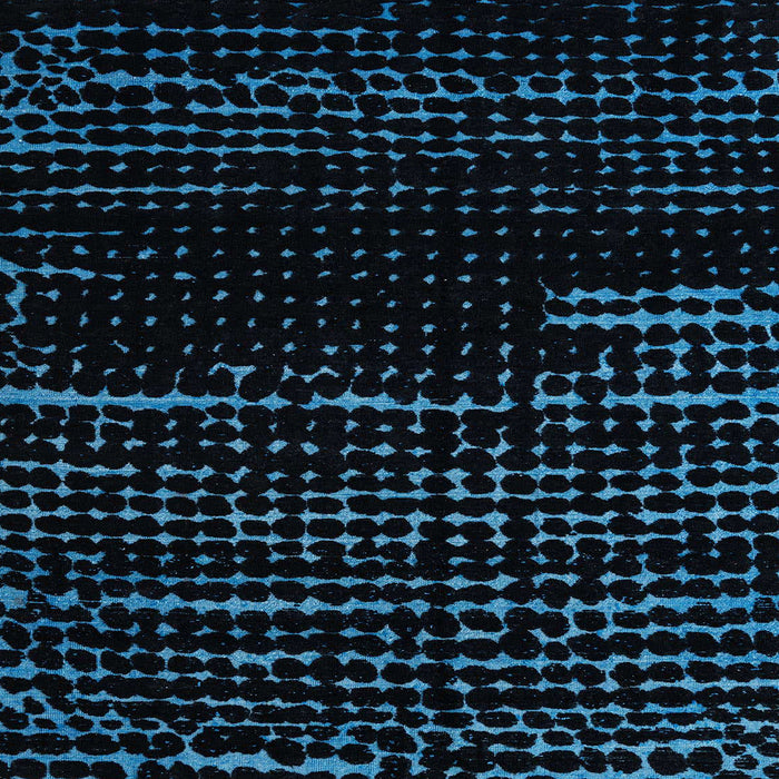 Square Abstract Black Modern Rug, abs4395