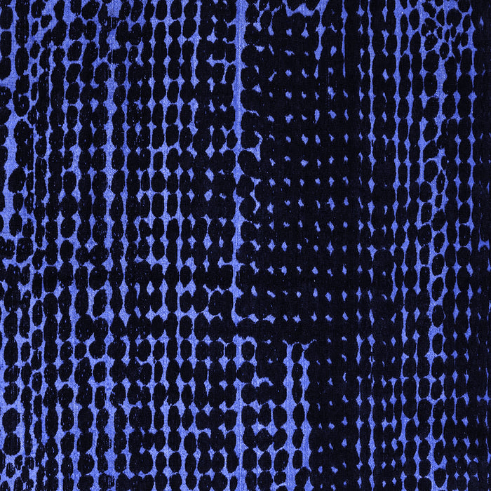 Square Abstract Blue Modern Rug, abs4395blu