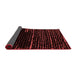 Abstract Red Modern Area Rugs