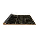 Sideview of Abstract Brown Modern Rug, abs4395brn