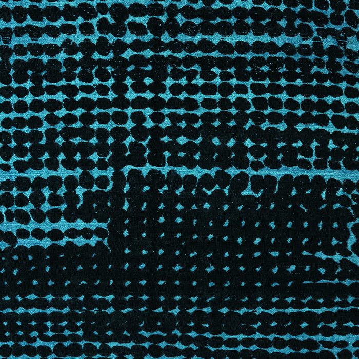 Machine Washable Abstract Turquoise Modern Area Rugs, wshabs4395turq