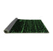 Sideview of Abstract Emerald Green Modern Rug, abs4395emgrn