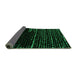 Sideview of Abstract Green Modern Rug, abs4395grn