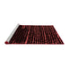 Modern Red Washable Rugs