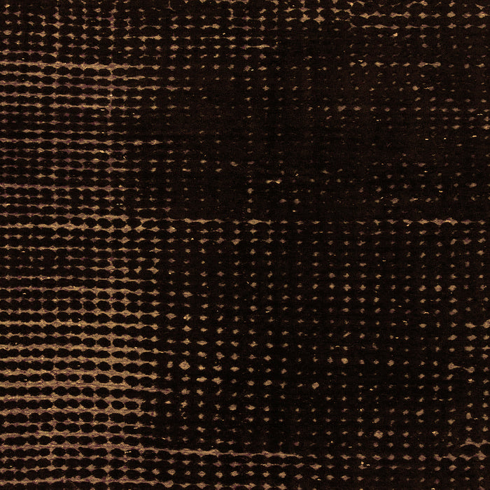 Square Abstract Orange Modern Rug, abs4396org