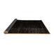 Sideview of Abstract Brown Modern Rug, abs4396brn