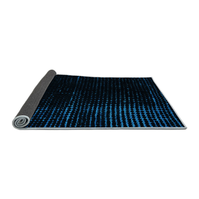 Sideview of Abstract Light Blue Modern Rug, abs4396lblu
