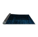 Sideview of Abstract Light Blue Modern Rug, abs4396lblu