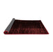 Abstract Red Modern Area Rugs