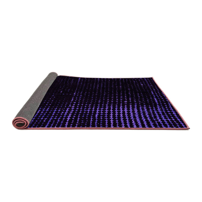 Sideview of Abstract Pink Modern Rug, abs4396pnk