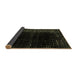 Sideview of Abstract Brown Modern Rug, abs4397brn