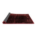 Abstract Red Modern Area Rugs