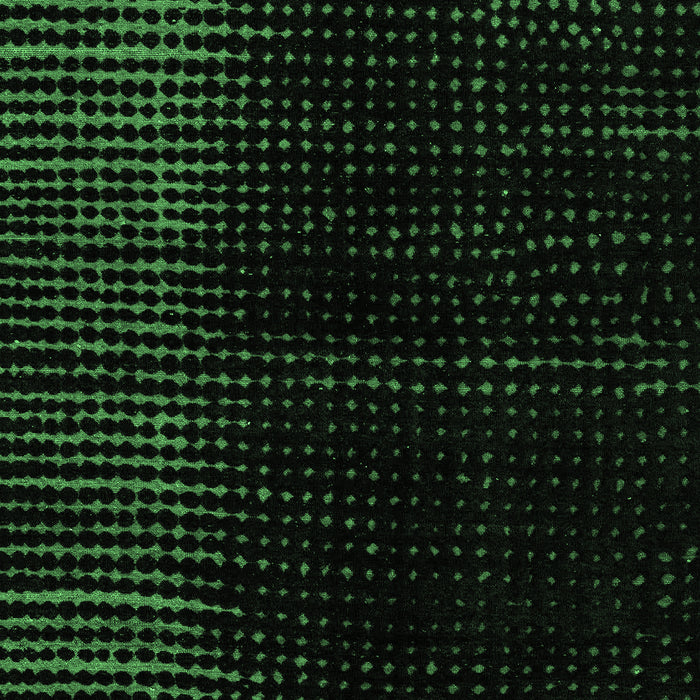 Machine Washable Abstract Emerald Green Modern Area Rugs, wshabs4398emgrn