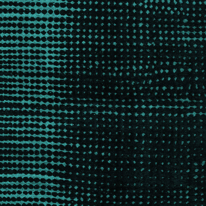 Machine Washable Abstract Turquoise Modern Area Rugs, wshabs4398turq