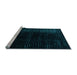 Sideview of Machine Washable Abstract Light Blue Modern Rug, wshabs4398lblu