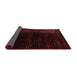 Abstract Red Modern Area Rugs