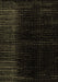 Abstract Brown Modern Rug, abs4398brn