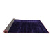 Sideview of Abstract Purple Modern Rug, abs4398pur