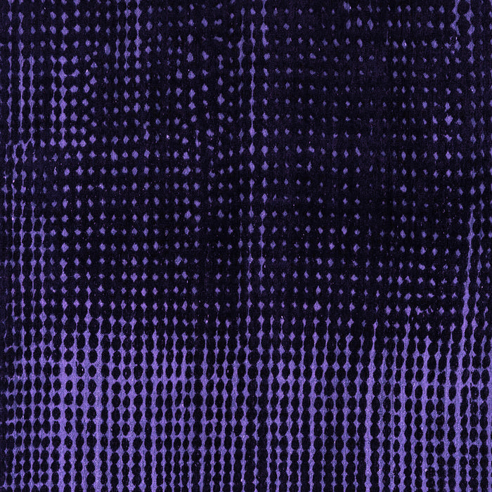 Square Machine Washable Abstract Purple Modern Area Rugs, wshabs4398pur