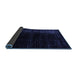 Sideview of Abstract Blue Modern Rug, abs4398blu